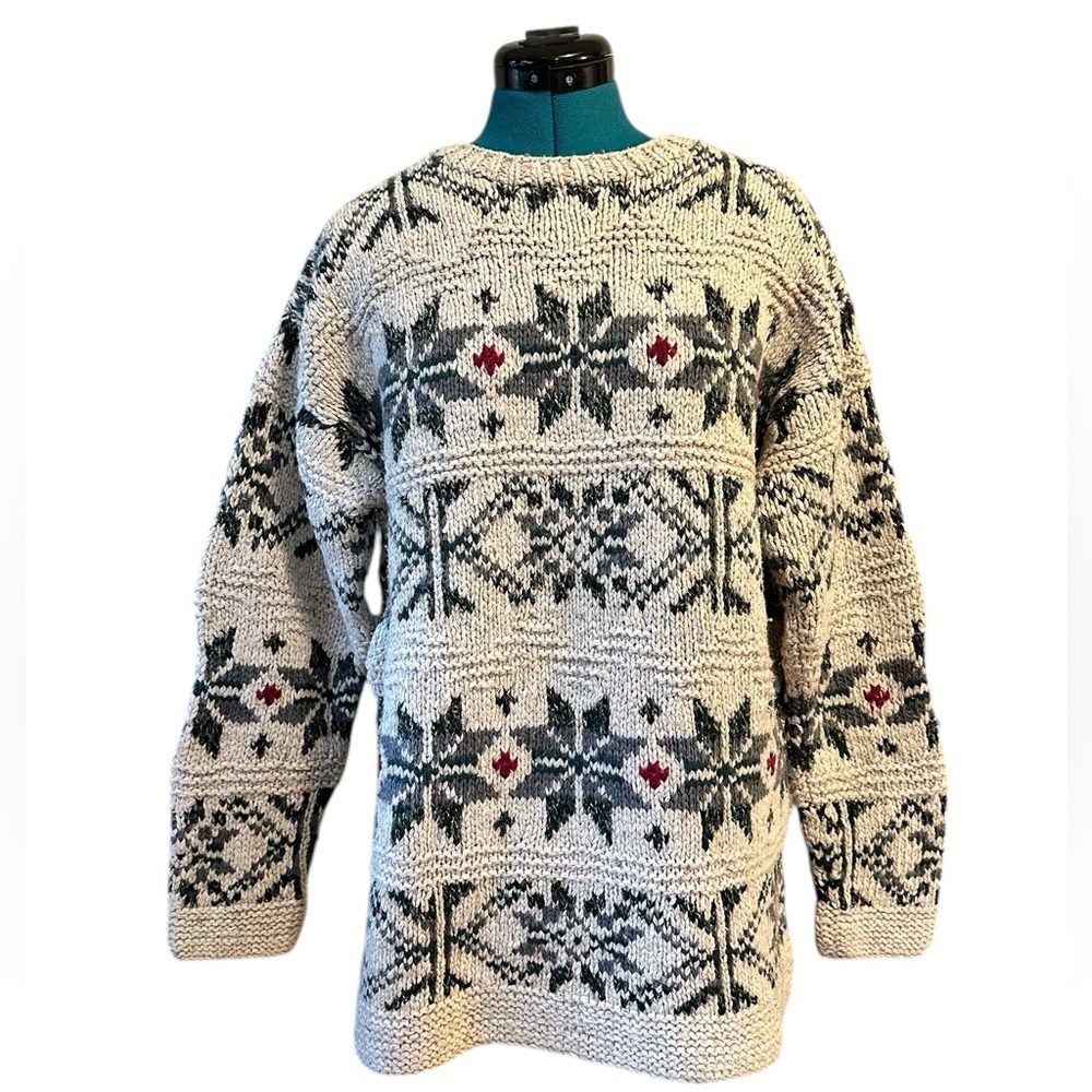 The Limited Cream and Black Patterned Sweater - Picture 2 of 8